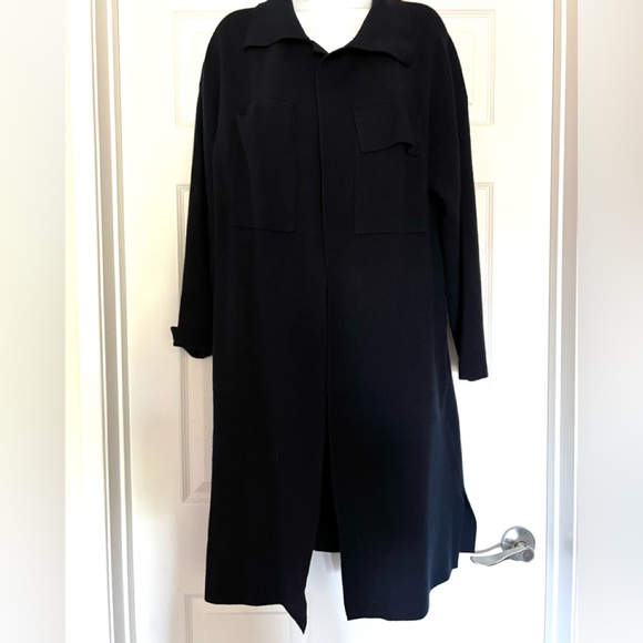 By Design Navy sweater coat - Picture 1 of 6